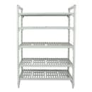 Cambro CPU244884V5PKG 48" NSF 5-Tier Polymer Shelf Kit - Camshelving® Premium, 24"W, 84"H thumbnail 2