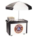 Cambro CVC55-110 Food Cart w/ Cover & Cutting Board, 55 3/16"L x 31 1/4"W x 93 1/2"H, Black thumbnail 4