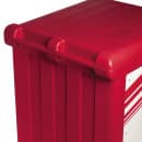 Cambro CVC55158 Food Cart w/ Cover & Cutting Board, 55 3/16"L x 31 1/4"W x 93 1/2"H, Red thumbnail 7