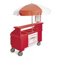 Cambro CVC72191 Food Cart w/ Cover & Cutting Board, 74 1/2"L x 31 3/4"W x 94"H, Gray thumbnail 11