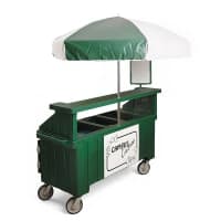 Cambro CVC72192 Food Cart w/ Cover & Cutting Board, 74 1/2"L x 31 3/4"W x 94"H, Green thumbnail 3