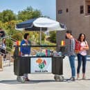 Cambro CVC724-110 Food Cart w/ Cover & Cutting Board, 74 1/4"L x 31 3/4"W x 94"H, Black thumbnail 2