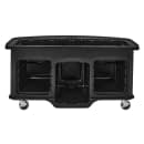 Cambro CVC75BW14 75"W Open Well Vending Cart w/ Umbrella Hole - Polyethylene, Healthy Choices" Wrap thumbnail 3