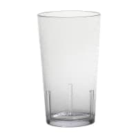 Cambro D12156 12 oz Ruby Red Crackled Plastic Tumbler thumbnail 2