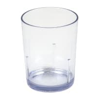 Cambro D14156 14 oz Ruby Red Crackled Plastic Tumbler thumbnail 2