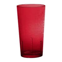 Cambro D14608 14 oz Sapphire Blue Crackled Plastic Tumbler thumbnail 3