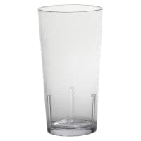Cambro D16608 16 oz Sapphire Blue Crackled Plastic Tumbler thumbnail 5