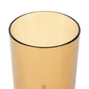 Cambro D24609 24 oz Light Amber Crackled Plastic Tumbler thumbnail 2