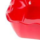 Cambro DC10404 4 9/10 qt Rectangular Deli Crock - Red thumbnail 3