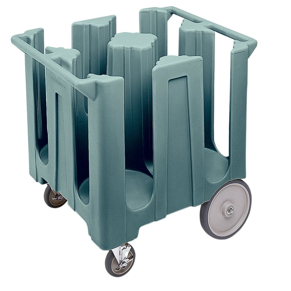 Cambro DC1225401 32 3/4" Mobile Dish Caddy w/ (4) Columns - Plastic, Slate Blue
