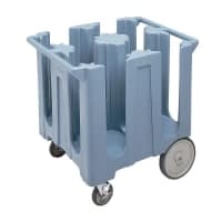 Cambro DC825110 23 3/4" Mobile Dish Caddy w/ (4) Columns - Plastic, Black thumbnail 4