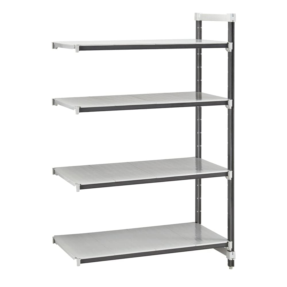 Cambro EXA244264S4480 42" NSF 4-Tier Polymer Shelf Kit - Camshelving® Elements XTRA, 24"W, 64"H