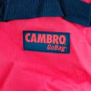 Cambro GBD211517521 GoBag® Stadium Food Delivery Bag - 21" x 15" x 17", Nylon, Cambro Red thumbnail 5