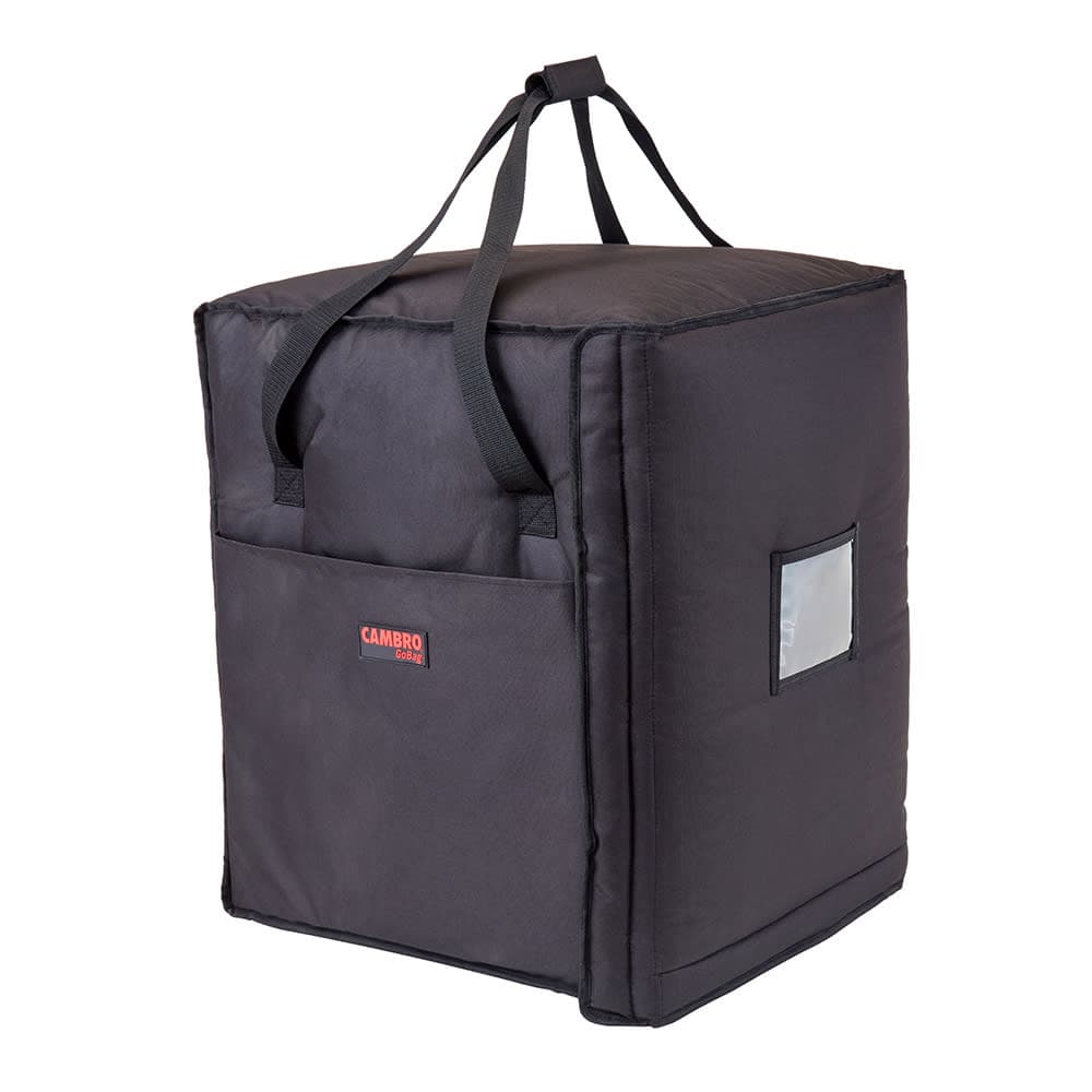 Cambro GBP1018110 GoBag® Pizza Delivery Bag - 19" x 19" x 23", Nylon, Black