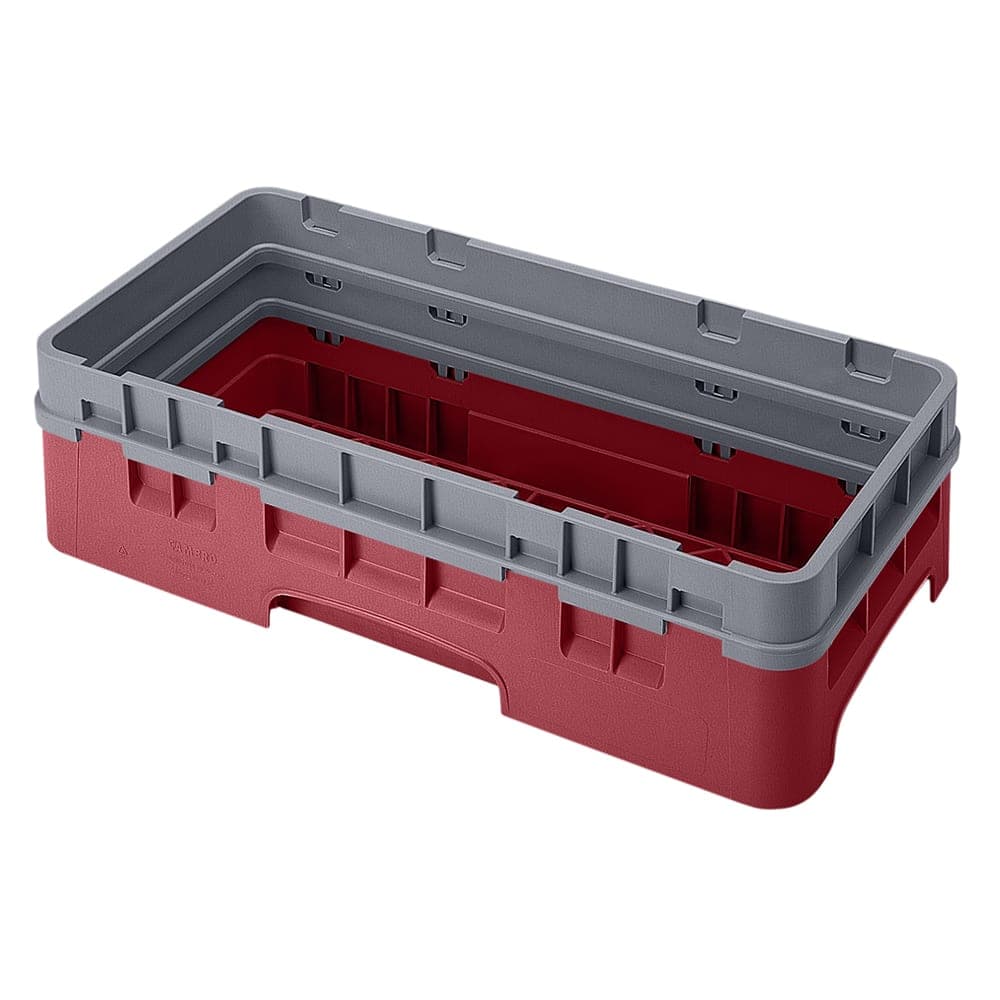 Cambro HBR414416 Camrack Base Rack with Extender - Half-Size, Cranberry