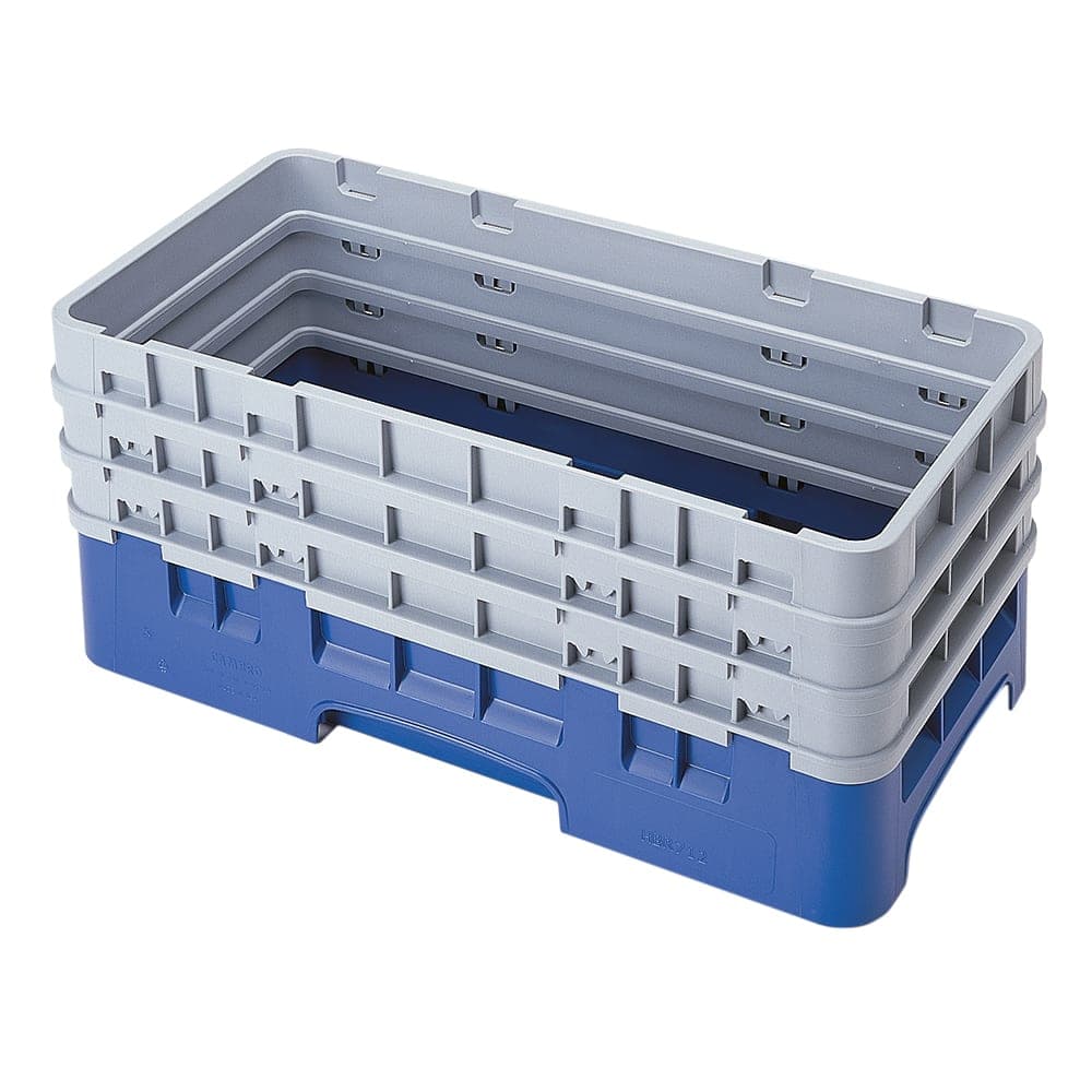 Cambro HBR712186 Camrack Base Rack - (3)Extenders, Half-Size, Navy Blue