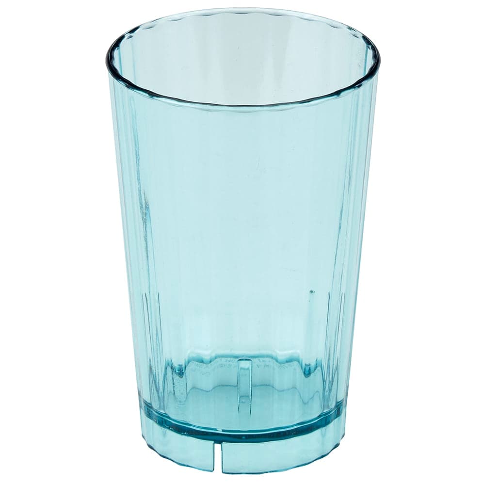Cambro HT14CW196 14 oz Azure Blue Plastic Tumbler