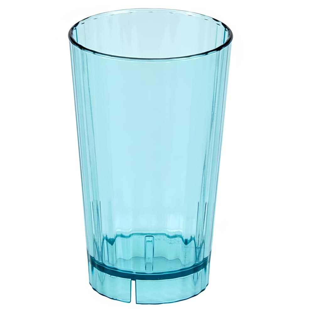 Cambro HT16CW196 16 oz Azure Blue Plastic Tumbler