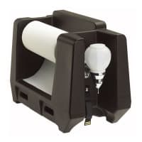 Cambro HWAPR110 Handwashing Station w/ Roll Paper Towel & Soap Dispensers - Plastic, Black thumbnail 2