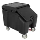 Cambro ICS100L110 100 lb SlidingLid™ Insulated Mobile Ice Caddy - Plastic, Black thumbnail 3