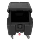 Cambro ICS100L110 100 lb SlidingLid™ Insulated Mobile Ice Caddy - Plastic, Black thumbnail 4