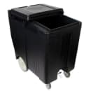 Cambro ICS175TB110 175 lb SlidingLid™ Insulated Mobile Ice Caddy - Plastic, Black thumbnail 3