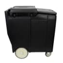 Cambro ICS175TB110 175 lb SlidingLid™ Insulated Mobile Ice Caddy - Plastic, Black thumbnail 4
