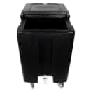 Cambro ICS175TB110 175 lb SlidingLid™ Insulated Mobile Ice Caddy - Plastic, Black thumbnail 5
