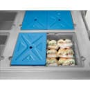 Cambro KVC854191 Kiosk Type Food Cart w/ Lockable Storage, 85 1/8"L x 33 1/2"W x 70 1/2"H, Gray thumbnail 2