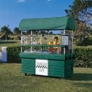 Cambro KVC856C519 85 1/8" CamKiosk® Food Cart w/ (6) Full Size Food Pan Capacity, Kentucky Green thumbnail 5