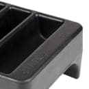Cambro LCDCH110 Condiment Organizer w/ (4) Bins - Black thumbnail 3