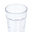Cambro LT10152 10 oz Clear Hammered Plastic Tumbler thumbnail 2