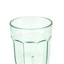 Cambro LT12427 12 oz Spanish Green Hammered Plastic Tumbler thumbnail 2
