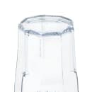 Cambro LT22152 22 oz Clear Hammered Plastic Tumbler thumbnail 3