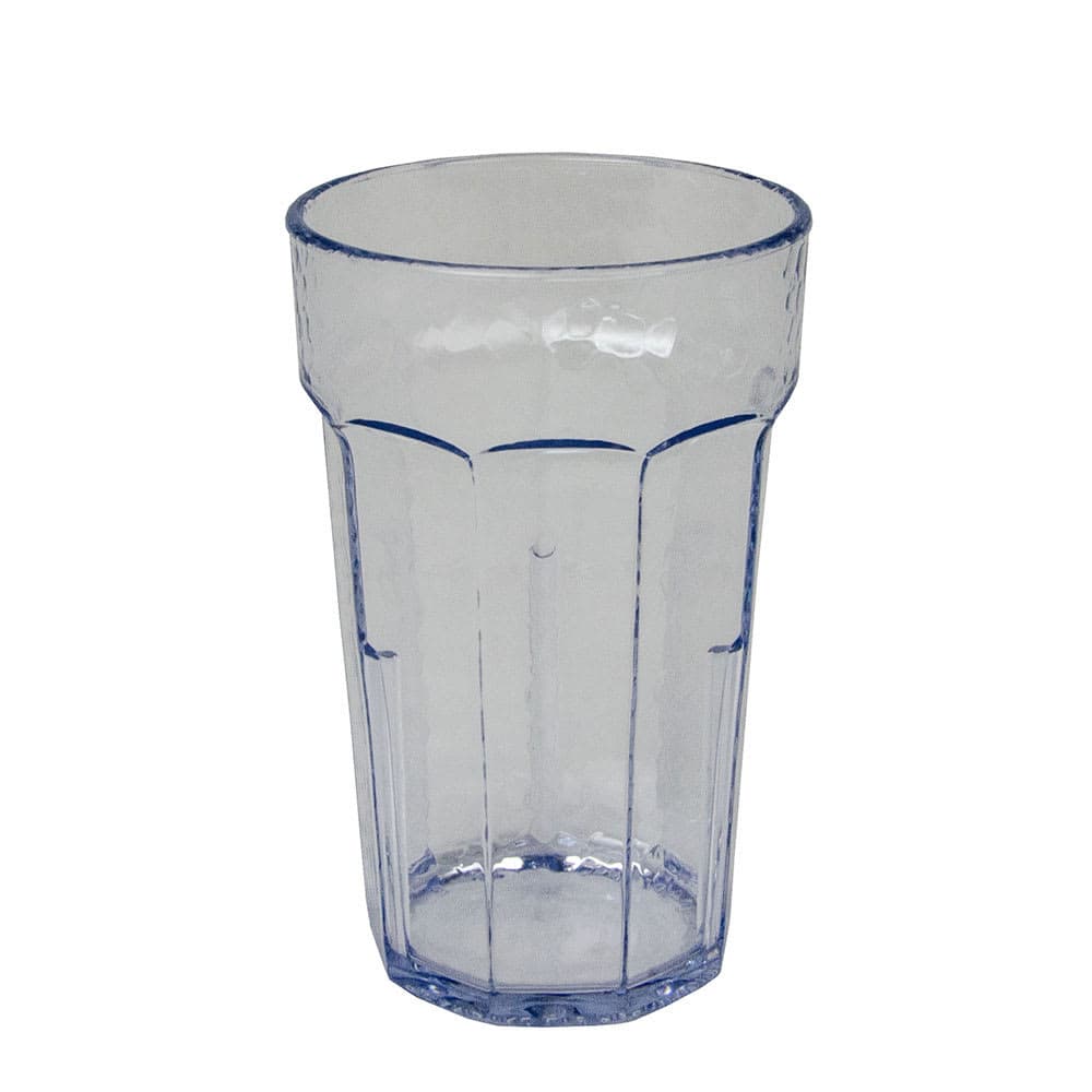 Cambro LT8152 8 oz Clear Hammered Plastic Tumbler