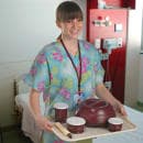 Cambro MDSB9487 9 oz Round Shoreline Collection Bowl - Cranberry thumbnail 5