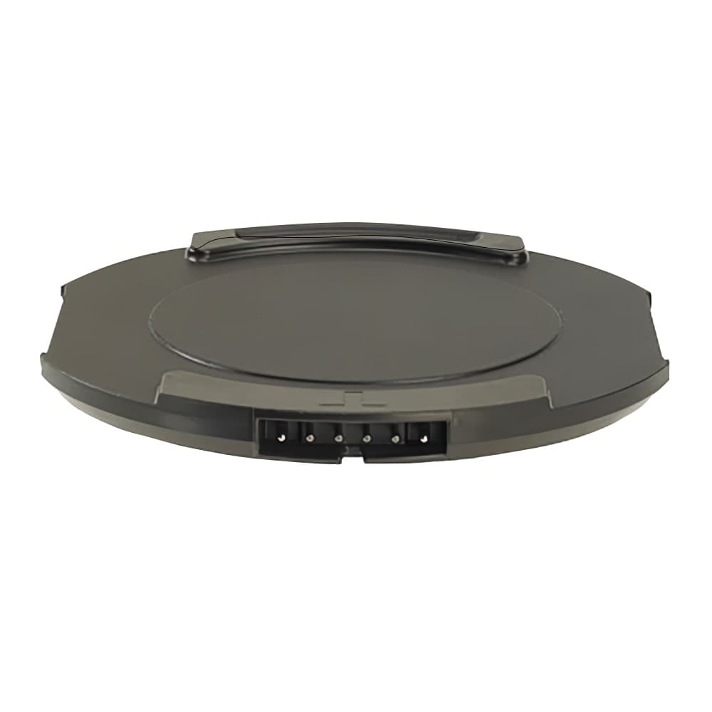 Cambro MDSCDP9110 Rectangular Camduction Pellet - 8x7 1/2x3/4" Black