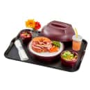 Cambro MDSHB9487 9 oz Round Harbor Collection Bowl - Plastic, Cranberry thumbnail 2