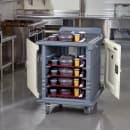 Cambro MDSHD9485 Harbor Collection Dome for 9" Plates - Plastic, Smoked Metal thumbnail 4