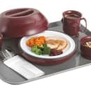 Cambro MDSL9487 9 1/2" Shoreline Collection Pellet Underliner - Cranberry thumbnail 3