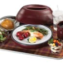 Cambro MDSL9487 9 1/2" Shoreline Collection Pellet Underliner - Cranberry thumbnail 4