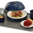 Cambro MDSL9497 9 1/2" Shoreline Collection Pellet Underliner - Navy Blue thumbnail 4