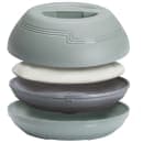 Cambro MDSLD9447 10" Shoreline Collection Plastic Dome Cover - Meadow thumbnail 3