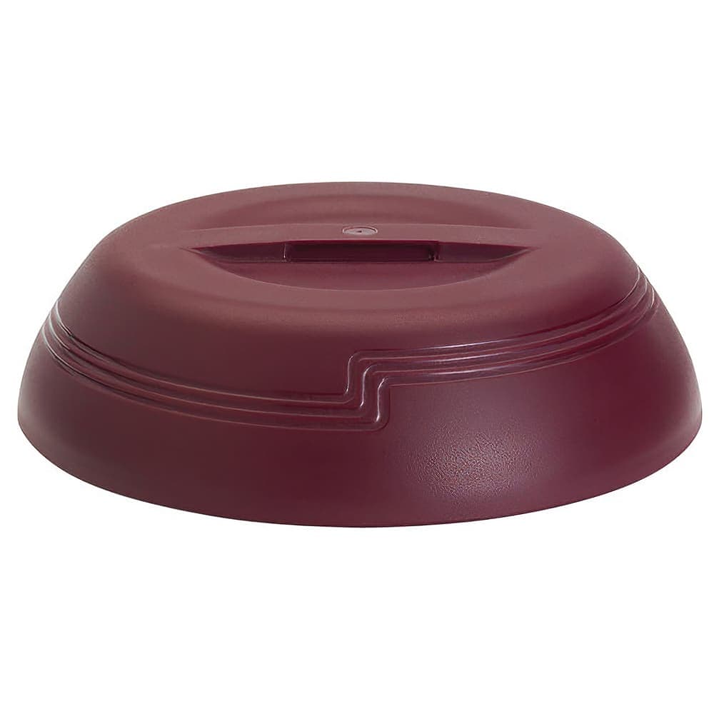 Cambro MDSLD9487 10" Shoreline Collection Plastic Dome Cover - Cranberry