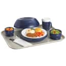 Cambro MDSLD9497 10" Shoreline Collection Plastic Dome Cover - Navy Blue thumbnail 3