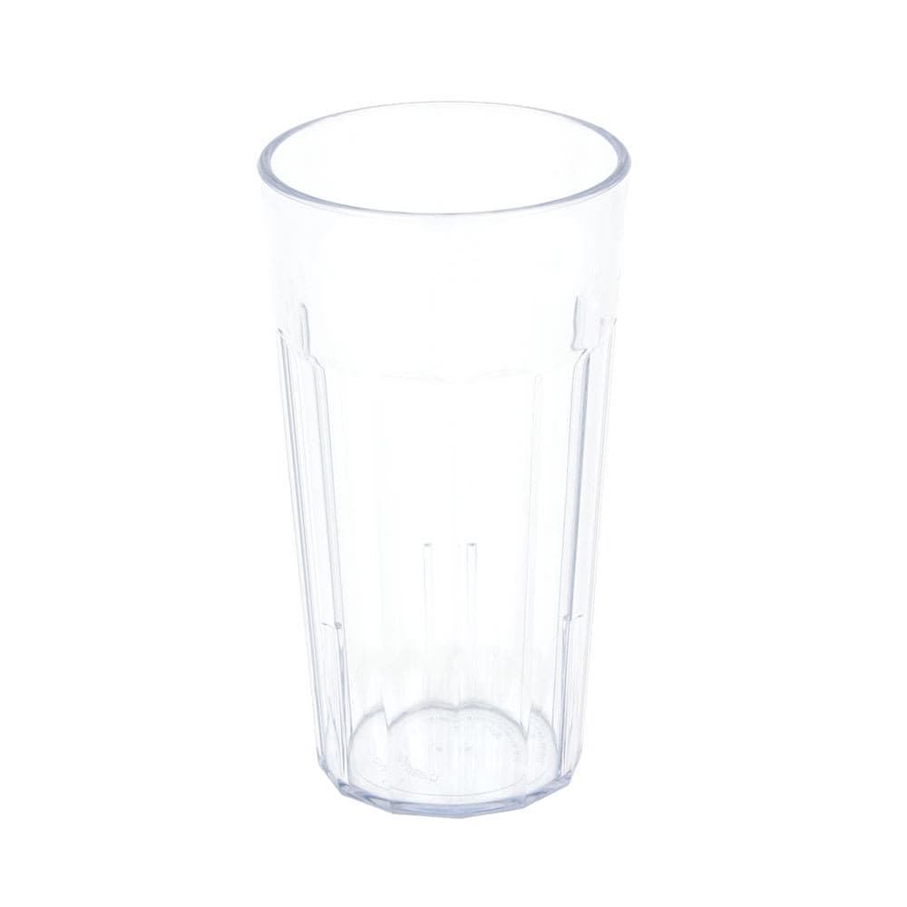 Cambro NT16152 16 2/5 oz Clear Fluted Plastic Tumbler