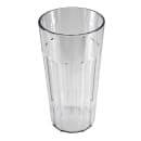 Cambro NT20152 22 oz Clear Fluted Plastic Tumbler thumbnail 2