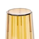 Cambro NT20153 22 oz Amber Fluted Plastic Tumbler thumbnail 3