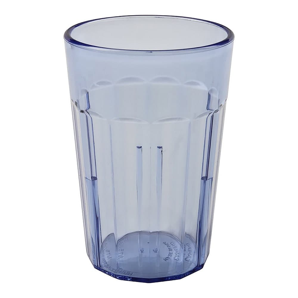 Cambro NT5401 6 2/5 oz Slate Blue Fluted Plastic Tumbler