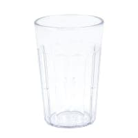 Cambro NT8153 8 oz Amber Fluted Plastic Tumbler thumbnail 2